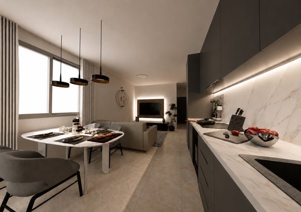 Appartamento 2.5 locali all’ultimo piano in affitto a Stabio