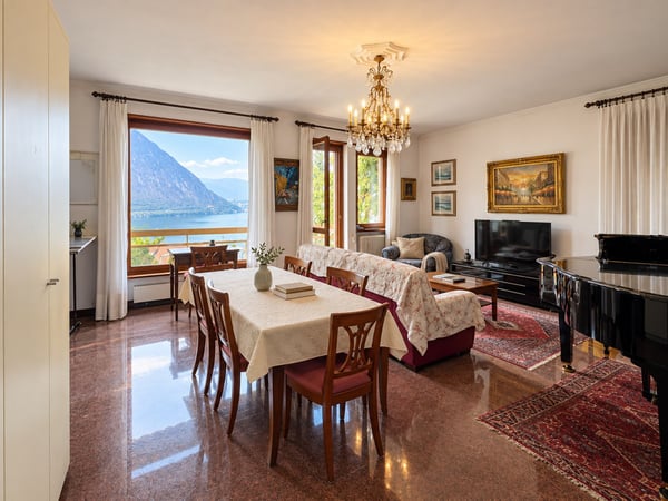Duplex in villetta vista lago a Campione d’Italia