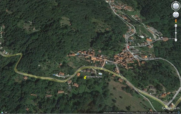 Bel terreno edificabile in posizione soleggiata e tranquilla esposta a 6