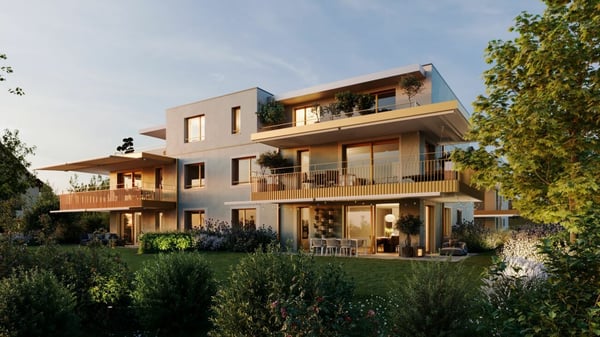 2½-Zimmer Attikawohnung - Mit Blick ins Grüne und in die Abendsonne. 2