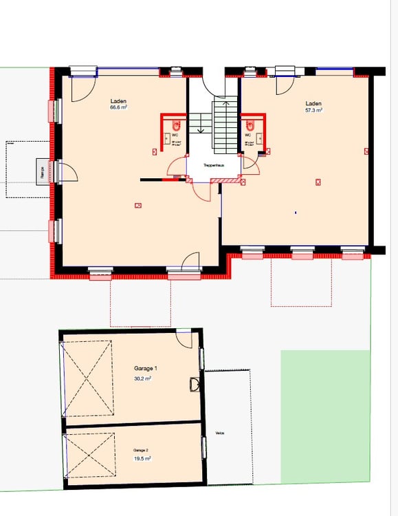 Attraktive Gewerbeflächen mit grossem Schaufenster an zentraler Lage 1