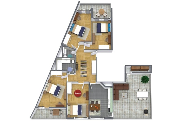 Schöne Zimmer an bester Lage nahe Sihlcity 14