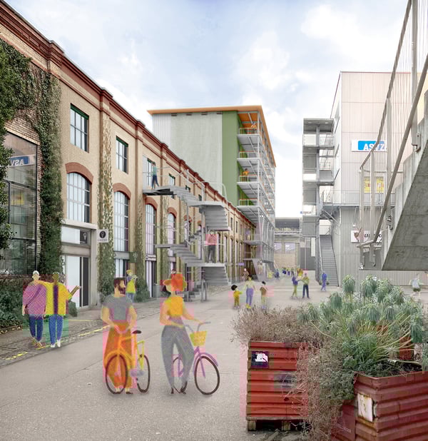 Einmalige Gewerbeflächen auf dem Lagerplatz 6