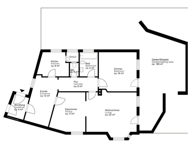 NEU! 1-Bedroom-Apartment mit Gartenterrasse am Zürichberg 19