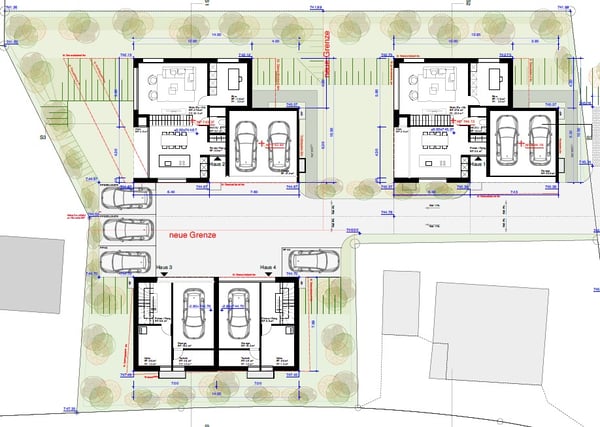 BAULAND+PROJEKT FÜR 4 EXKLUSIVE EINFAMILIENHÄUSER | an begehrter Wohnlage mit Weit- und Seesicht 3