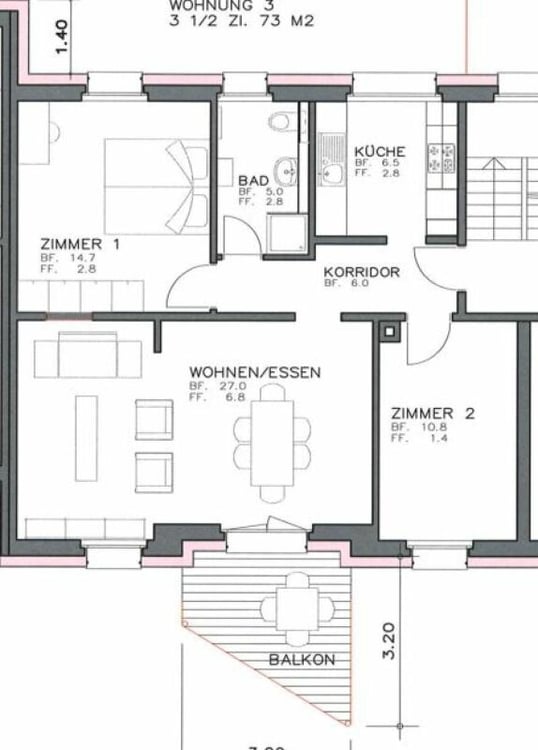Grosszügige Wohnung an RUHIGER Lage 8