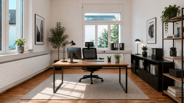 2 helle Büro im Erdgeschoss, 56 m2 4