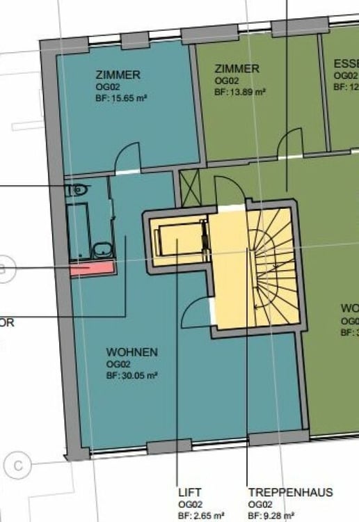 Single Wohnung im Zentrum - befristet bis 31.03.2027 9