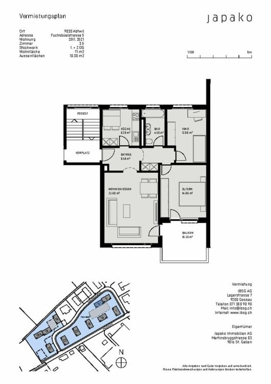 Wohnung an ruhiger Lage 10