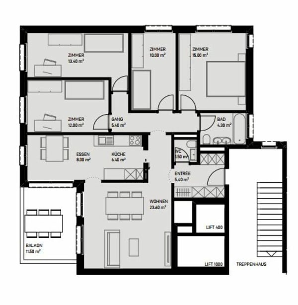 Grosse Wohnung für Familien 9