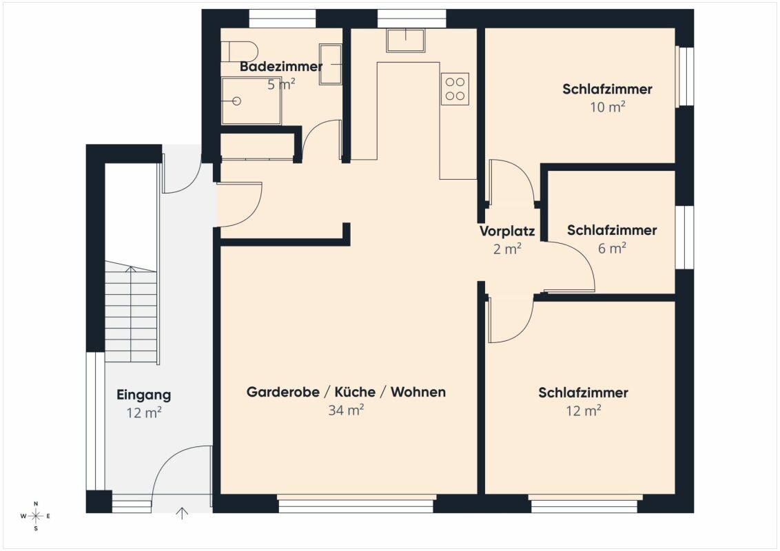 Wohnung an Top Lage / Monatsmiete möglich
