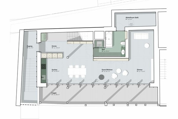 Erstbezug 4.5-Zimmerwohnung Maisonette 2