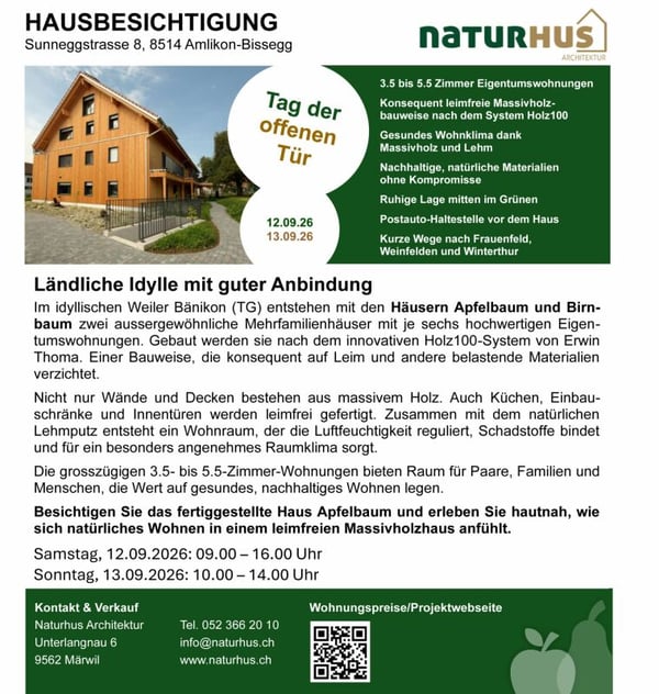 Überbauung Sunnegg - Wohntraum in Holz100 2