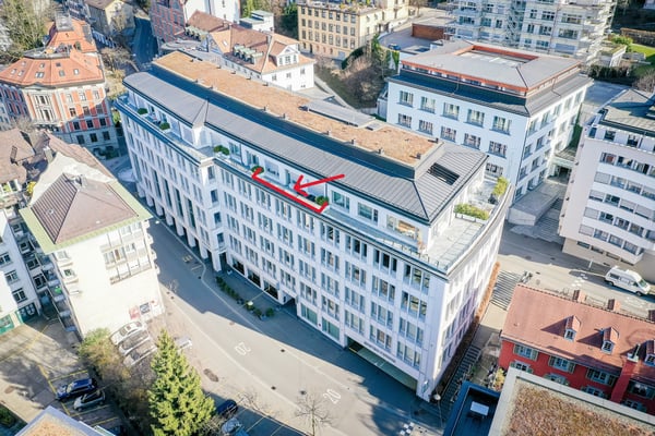 2.5-Zimmer-Attika-Wohnung im Zentrum von St. Gallen 1