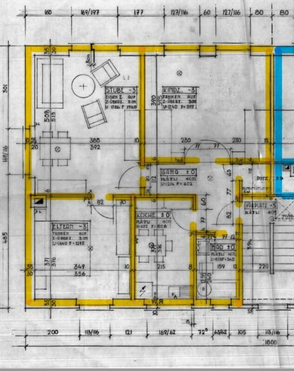 Aarau / 3 Zimmer Wohnung 3. OG links 8