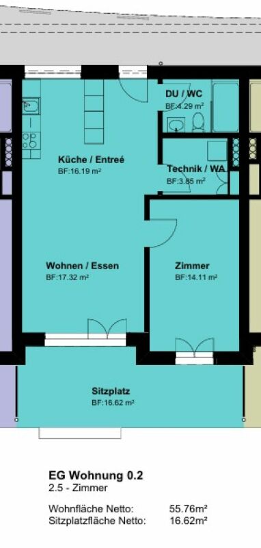 Brugg / 2.5 Zimmer Wohnung 0.2