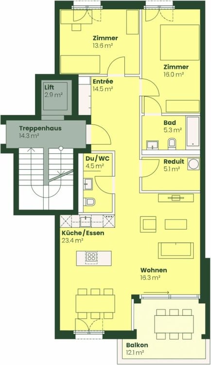 Willkommen in Egnach, willkommen im Perron Vert 11