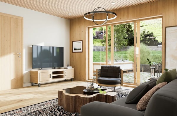 HAUFEN 145 - 1.5-Zimmer Wohnung im Erdgeschoss mit traumhaftem Weitblick 3