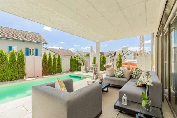 Design trifft Wohnkomfort - 1.5-Zimmer-Einfamilienhaus mit hochwertigem Ausbau und Aussenpool 7