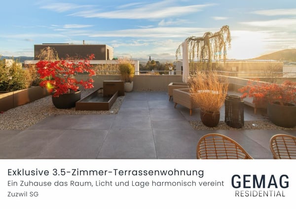 Hochwertige 1.5-Zimmer Terrassenwohnung 1