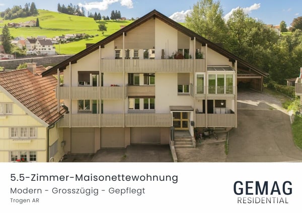 1.5-Zimmer-Maisonettewohnung mit sonnigem Balkon und moderner Ausstattung 1