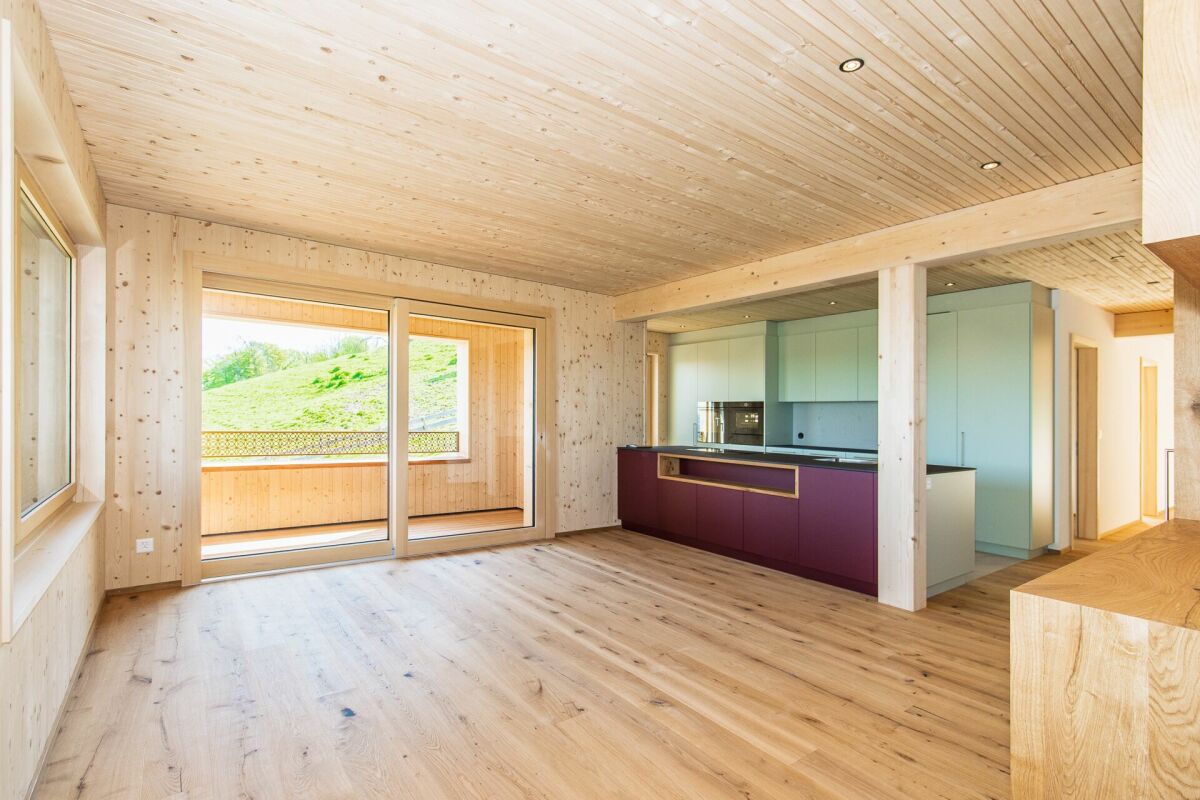 HAUFEN 871 - 3.5-Zimmer Wohnung im Erdgeschoss mit traumhaftem Weitblick
