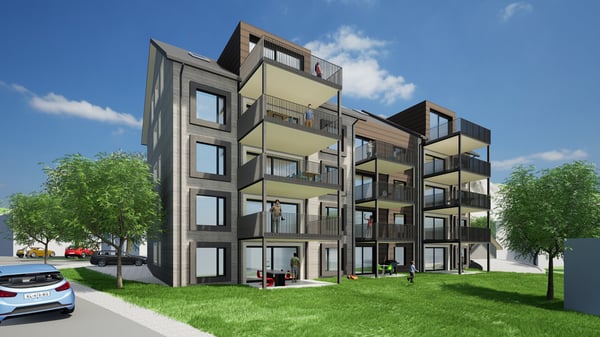 Moderne 3.5 Zimmer Neubauwohnungen in Unteriberg, Alpenblick 4