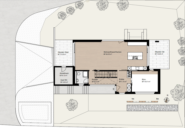 Exklusives 5.5-Zimmer-Einfamilienhaus mit hochwertigem Eigentumsstandard und grosszügigem Garten 22