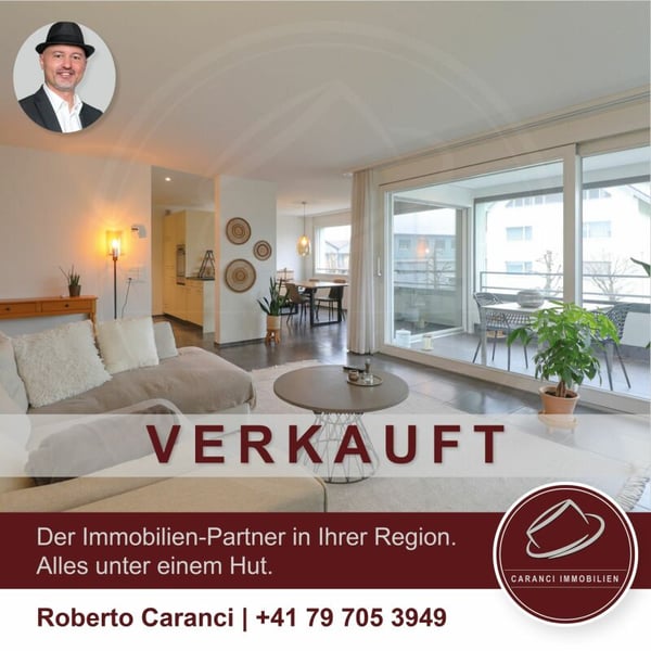 VERKAUFT - Stilvolle 3½-Zimmer-Wohnung mit grosszügigem Grundriss in Seengen