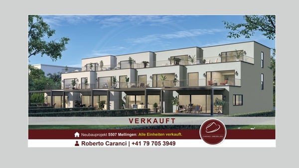 VERKAUFT - Neubauprojekt in Mellingen: alle Einheiten verkauft 1