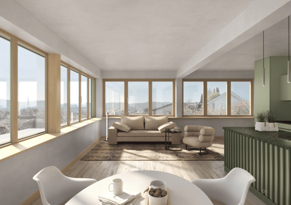 NEUBAU Attika-Maisonette 4.5 oder 5.5 Zimmer am Lägernhang 2