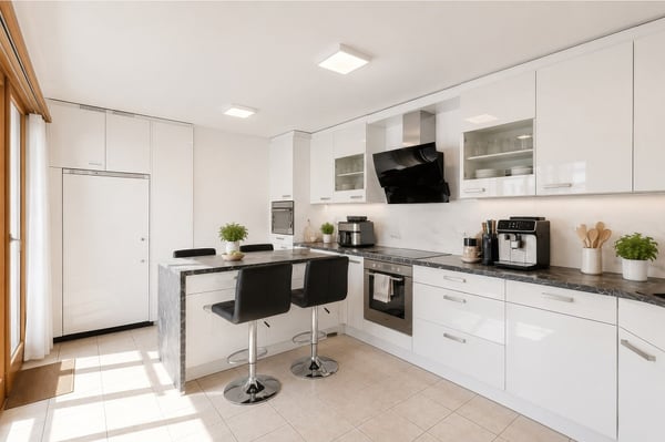 Attika-Penthouse im Zentrum - Cheminée, 2 Parkplätze inklusive, neue Pelletheizung 8