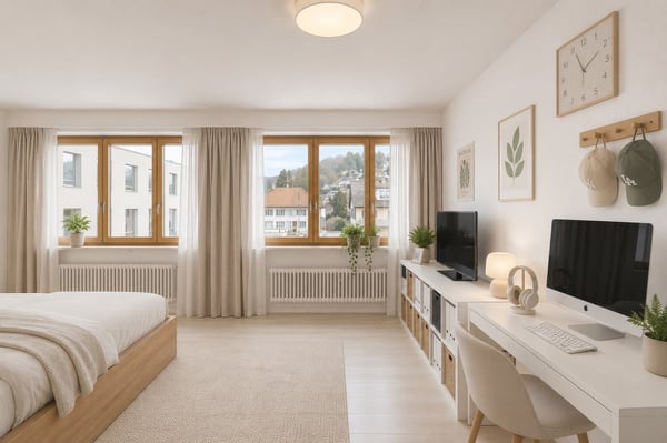 Attika-Penthouse im Zentrum - Cheminée, 2 Parkplätze inklusive, neue Pelletheizung 5