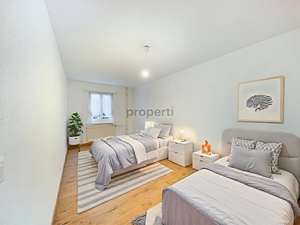 Zentral gelegene Maisonette-Wohnung mit Cheminée  ideal für Paare, kleine Familien oder WG 5