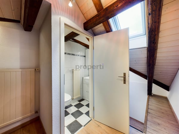 Zentral gelegene Maisonette-Wohnung mit Cheminée  ideal für Paare, kleine Familien oder WG 11