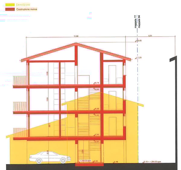 Terreno edificabile con progetto approvato in posizione strategica a Magliaso 2