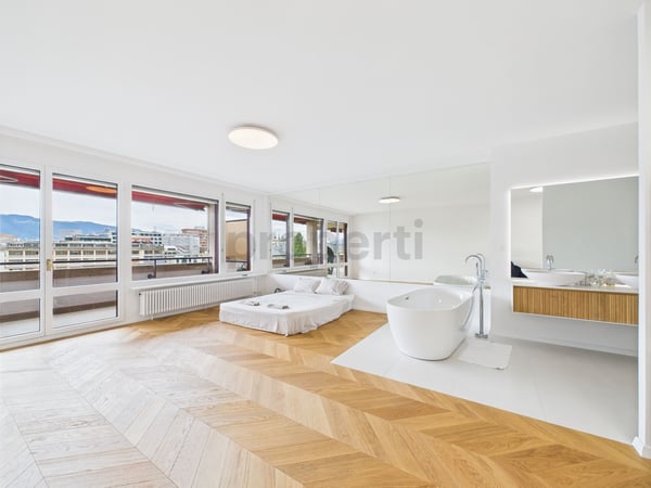 Face au Rhône  Élégance contemporaine et lumière au cSur de Genève 6