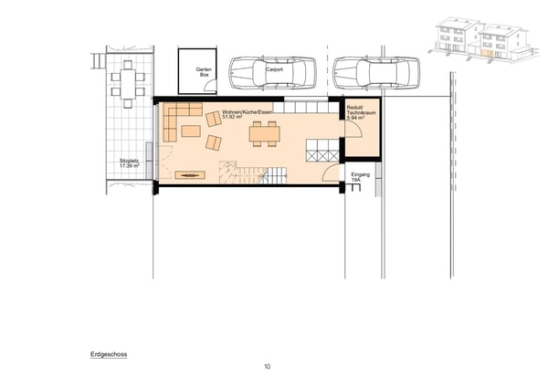 Grosszügige 1.5-Zimmer Neubau-Reihenhaus in Schaffhausen 7