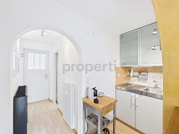 Charmante Studiowohnung mit traumhafter Aussicht in Ascona für CHF 1100.- (befristet 2.2.26-32.3.26) / Affascinante studio con vista ad Ascona 2