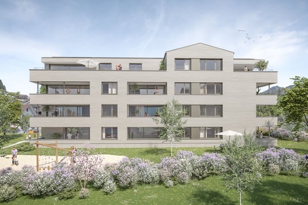 Moderne 1.5-Zimmer Neubauwohnung in Sattel 12