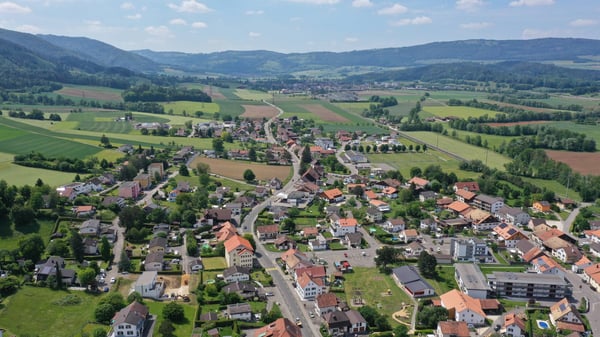 Terrain à vendre à Courfaivre  367 m²  Plans villa à disposition 1