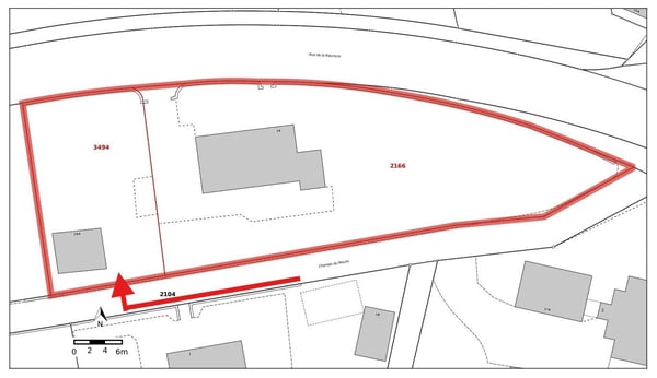 Terrain à vendre à Courfaivre  367 m²  Plans villa à disposition 5