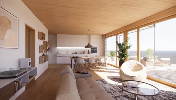 Ökologische 1.5-Zimmer-Wohnung mit grosser Terrasse in Wienacht-Tobel 2