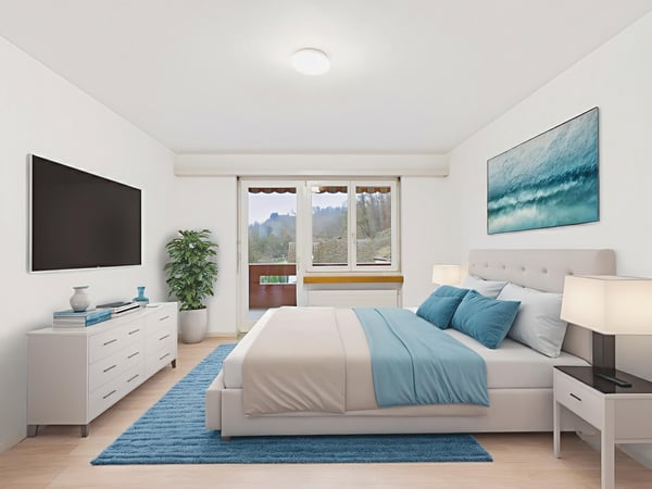 Helle 1.5-Zimmer Wohnung mit Balkon in Fisibach 6