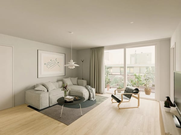 Moderne 1.5-Zimmer-Attikawohnung in Basel 4