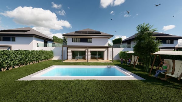 Grand terrain avec permis de construire et projet autorisé pour 3 villas à Grandcour (VD) 4