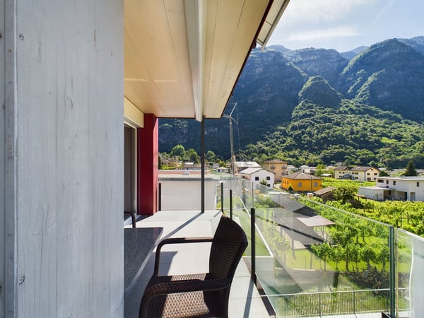 Moderne 1.5-Zimmer-Wohnung mit Garage in BiascaModerno appartamento di 1.5 locali con garage a Biasca 10