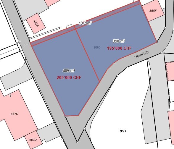 Terreno edificabile R2 situato in una posizione privilegiata a Osogna 2