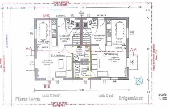 NUOVA COSTRUZIONE A FAIDO  CASA BIFAMILIARE 1.5 LOCALI CON GIARDINO E VISTA MONTAGNA 4
