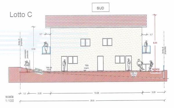 NUOVA COSTRUZIONE A FAIDO  CASA BIFAMILIARE 1.5 LOCALI CON GIARDINO E VISTA MONTAGNA 8